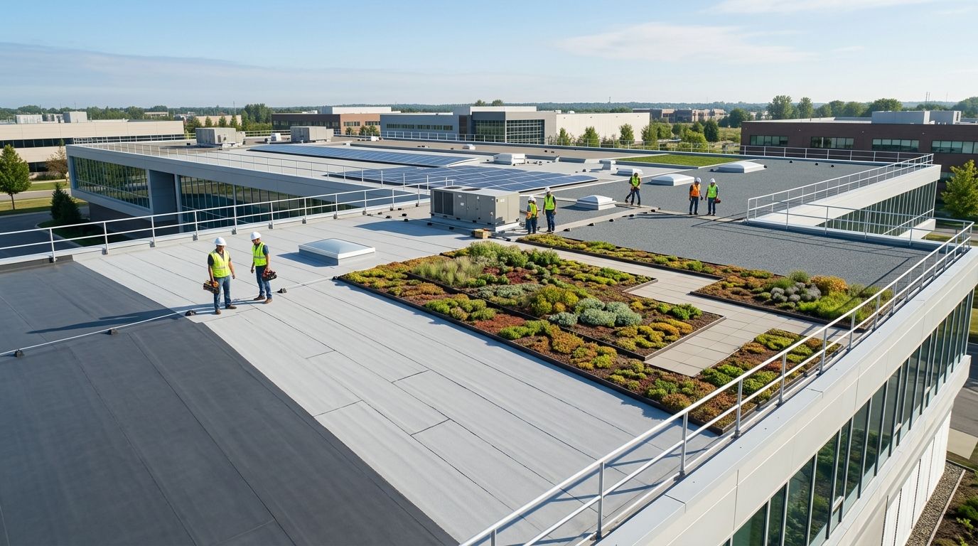 Best flat roof systems for commercial buildings in 2026