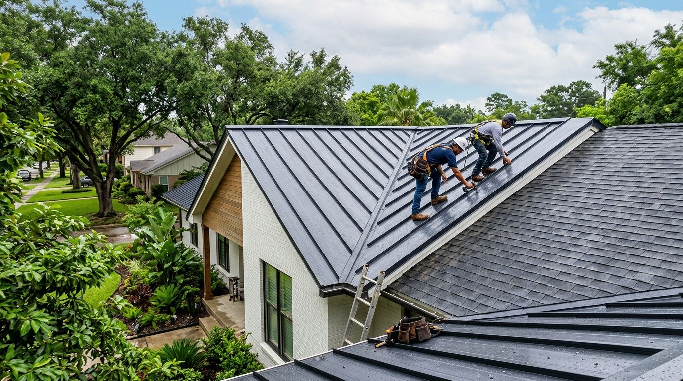 Best roof types for Houston humidity and storms in 2026