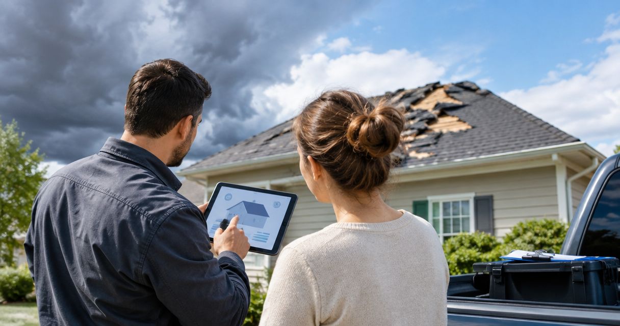 From storm damage to a paid insurance claim: complete 2026 roof workflow