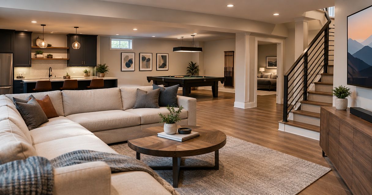 Best basement finishing ideas for custom homes