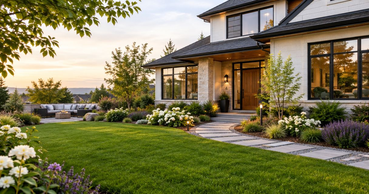 Best landscaping ideas for new custom homes