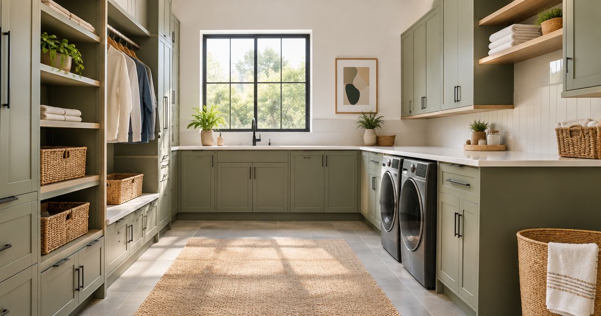 Best laundry room layouts for custom homes in 2026