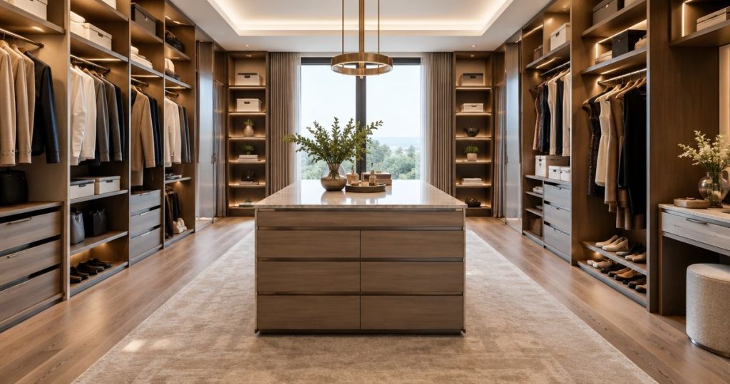 Best walk-in closet designs for luxury homes