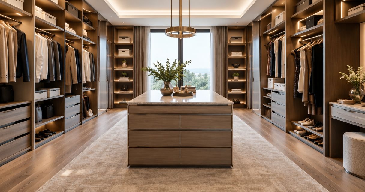 Best walk-in closet designs for luxury homes