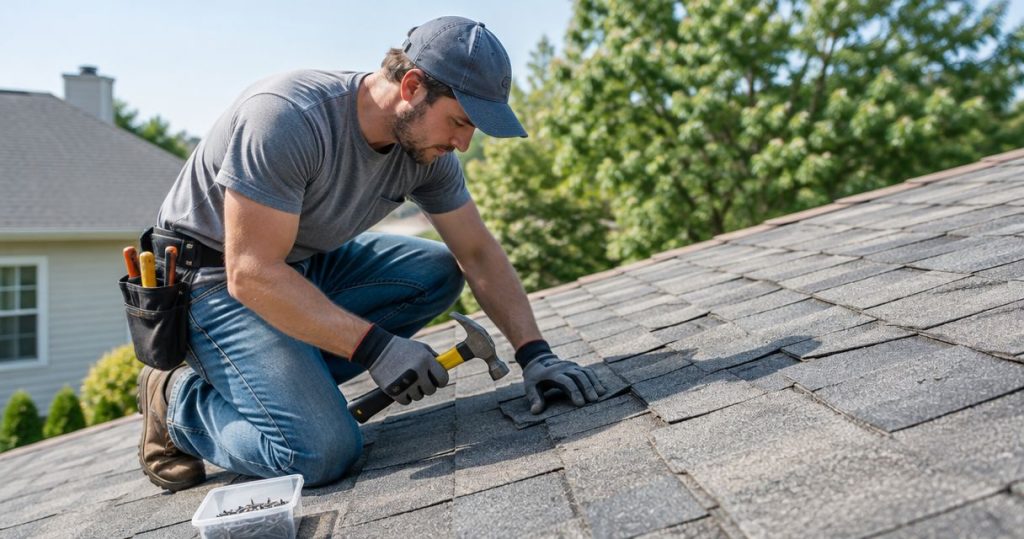 Can you repair a roof yourself instead of hiring a contractor?