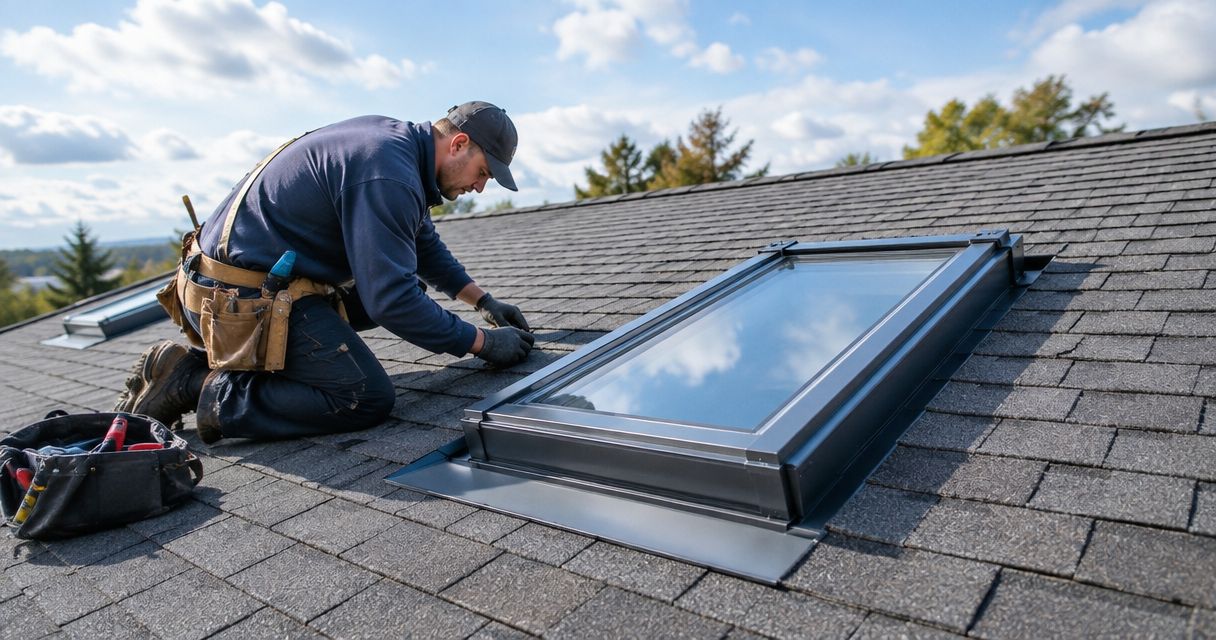 How much does it cost to add skylights during a roof replacement?
